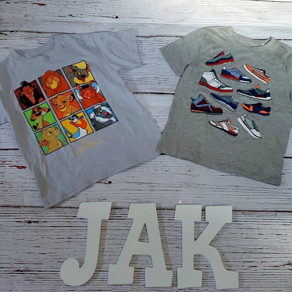 🎉HOST PICK 🆕️ DISNEY/GAP BOYS SHORT SLEEVE SHIRTS BUNDLE